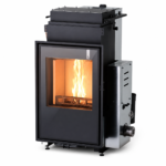 Termocamino ibrido legna-pellet TI 22 verticale fisso Girolami