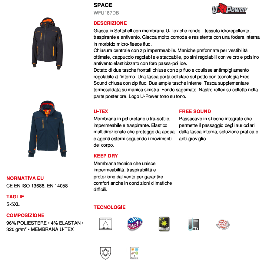 GIACCA SPACE U.POWER - immagine 9