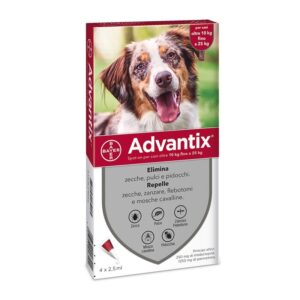Advantix Spot-On per cani oltre 10 kg fino a 25 kg